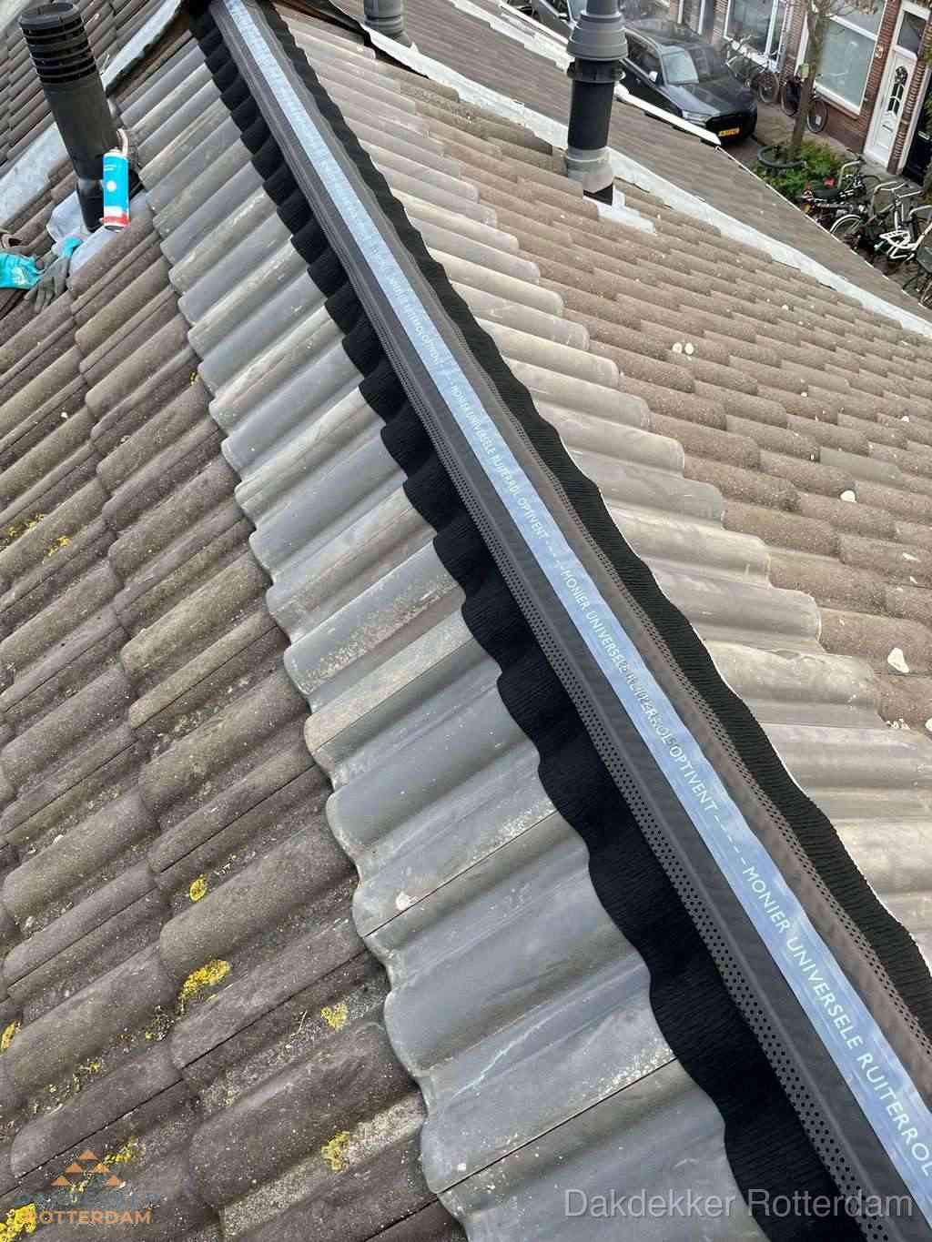 Dakrenovatie plat dak met bitumen dakbedekking in Rotterdam