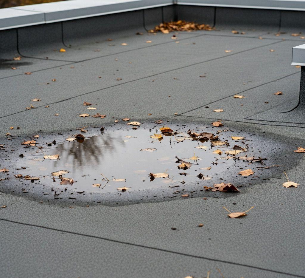 Daklekkage In Herfst Rotterdam
